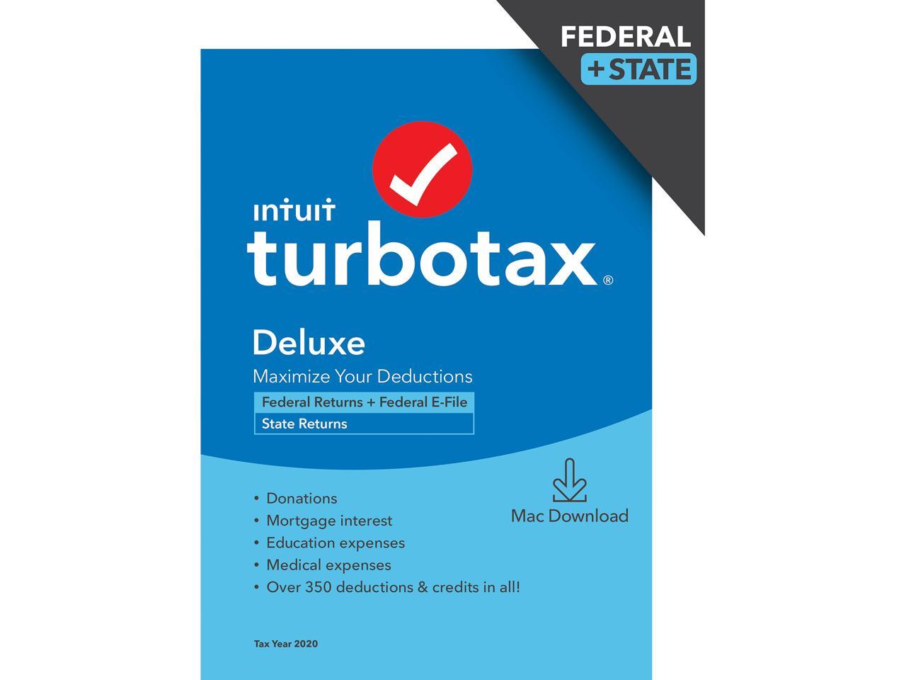 turbo tax delux 2014 downloads for mac